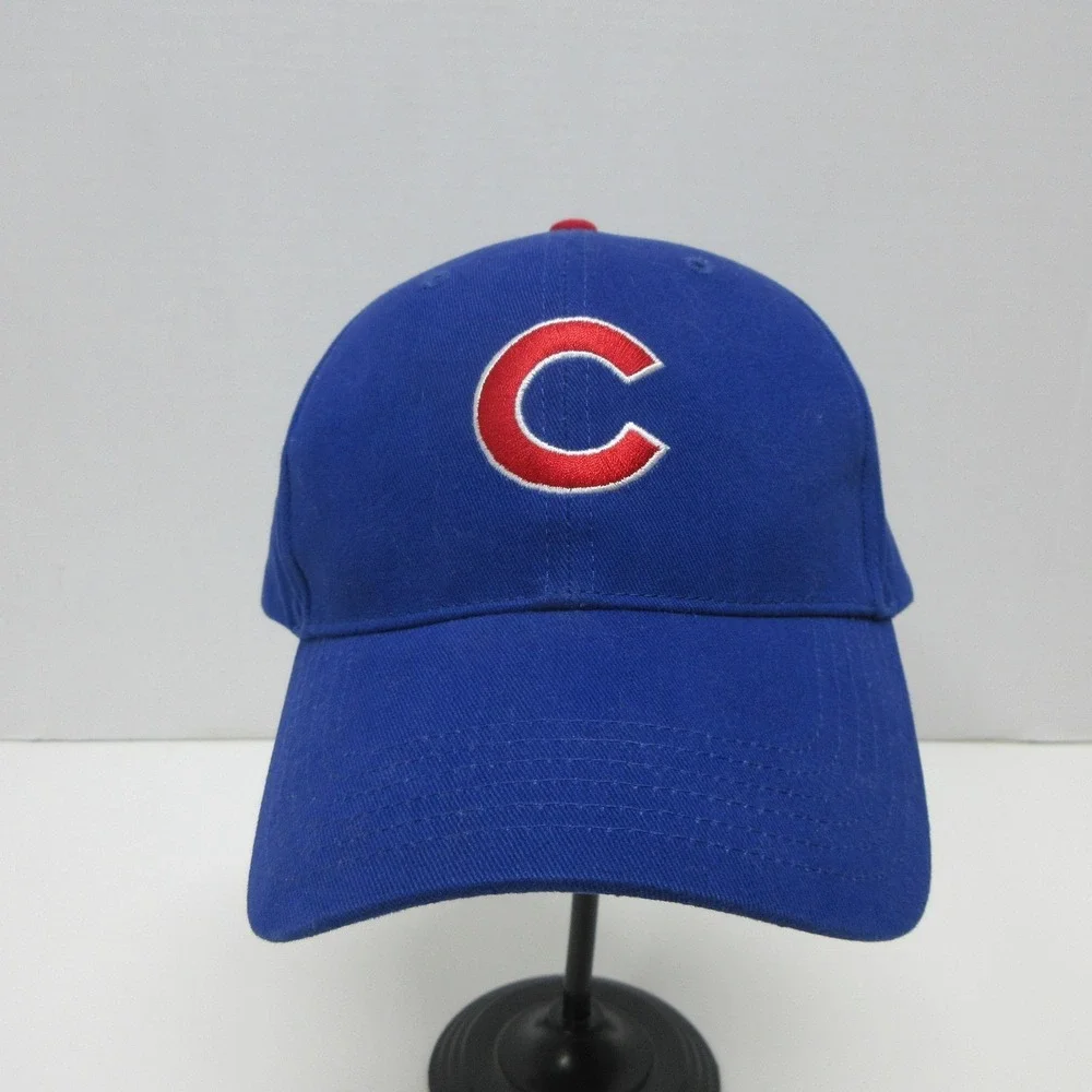 Chicago Cubs MLB Adjustable Dad Hat Mens One Size Blue Baseball Cap Fan Favorite